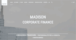 Desktop Screenshot of madisonfinance.it